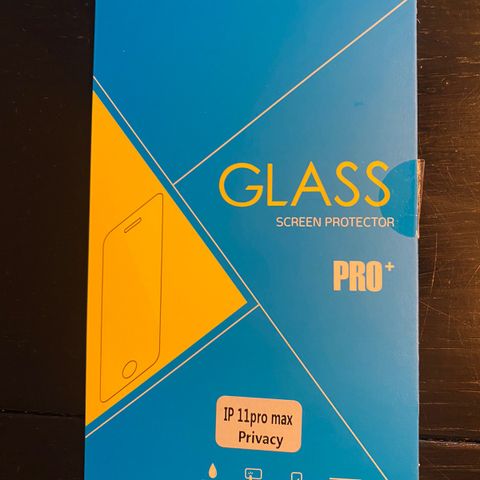 Glassbeskyttelse med privacy Iphone 11 pro Max