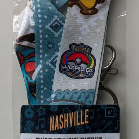 Pokemon 2015 World Championships Boston Lanyard