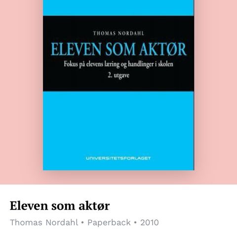 Eleven som aktør