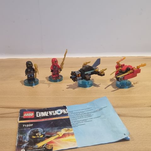Komplett Lego Dimensions Ninjago Team Pack 71207