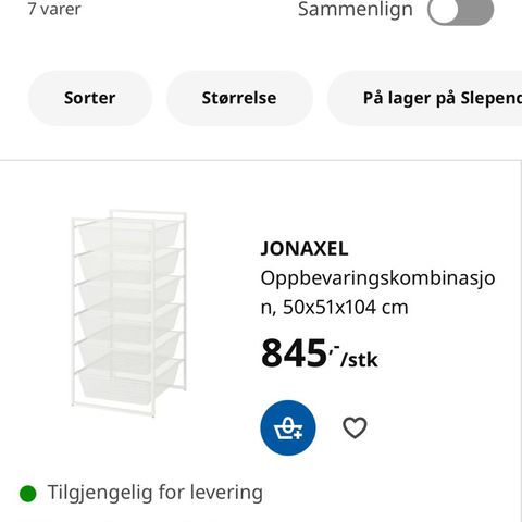 IKEA Jonaxel Trådhylle