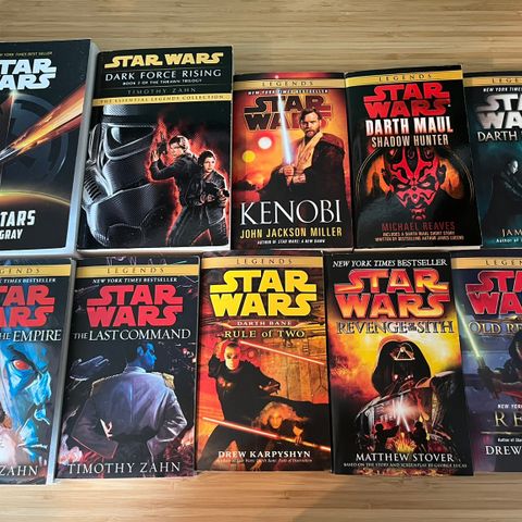 Star wars legends bøker