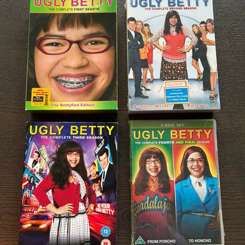 Ugly Betty sesong 1-4 (komplett serie)