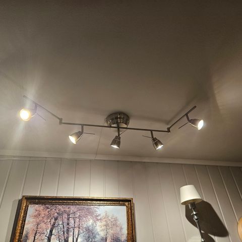 Taklampe /m 5 spotter fra IKEA