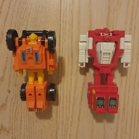 Transformers G1 Targetmasters Scoop og Quickmix