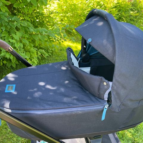 Cybex priam liggedel med adapter og regntrekk