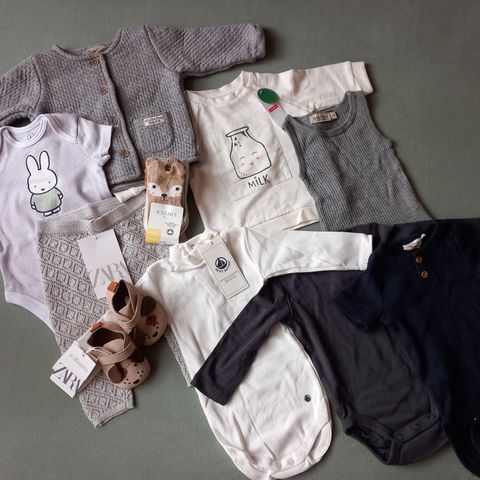 New baby boy set - Petit Bateau, Zara, Lindex, etc.