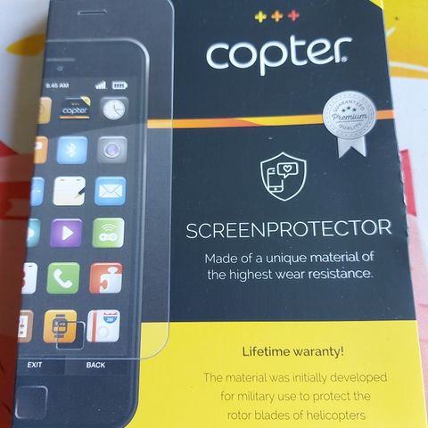 Copter screenprotector Samsung Galaxy S8