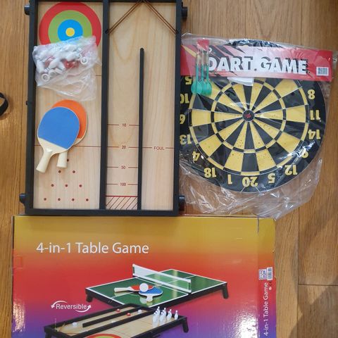 4-in-1 Table game + Dart game