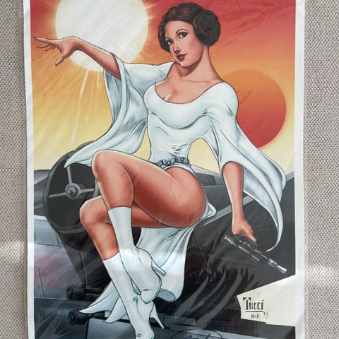 Art print av Prinsesse Leia