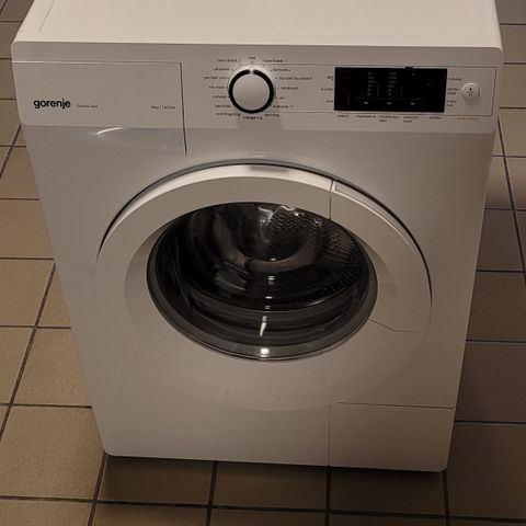 8kg vaskemaskin fra Gorenje