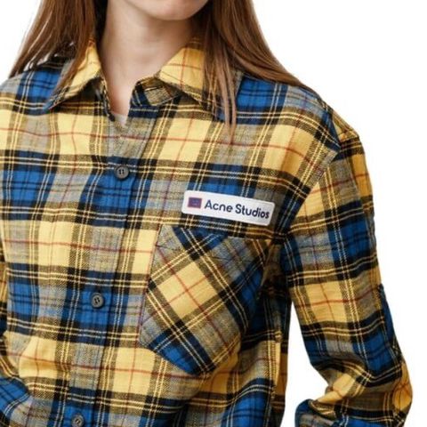 Acne Studios overshirt patch logo