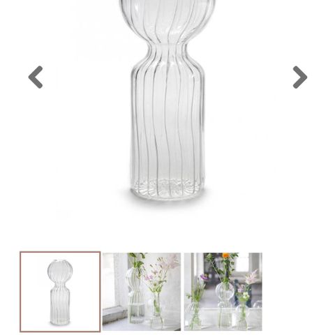 Ubrukt Serax Ibi Doll glassvase, stor