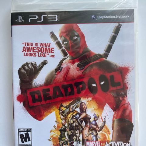 ps3 spill DEADPOOL MARVEL PlayStation 3 NY