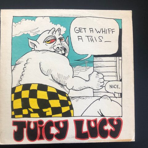 JUICY LUCY "Get A Whiff A This" 1971 UK 1st press vinyl LP textured sleeve