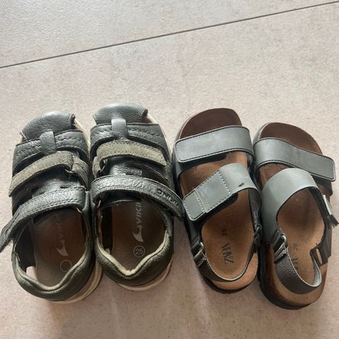 Viking sandal og Zara sandal