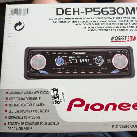 Pioneer DEH-P5630MP bilstereo