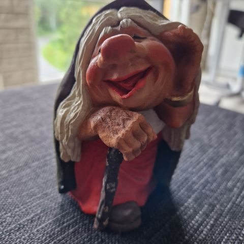 Troll + viking - Henning, carved by hand in Norway