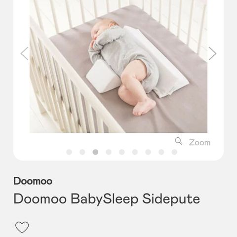 Doomoo BabySleep sidepute gis bort