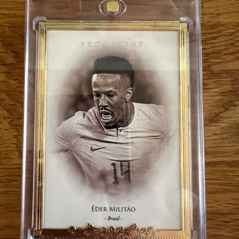 Eder Militão gold frame fotballkort 8/14