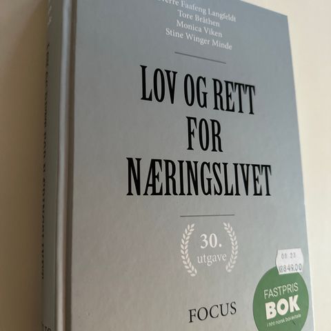 Lov og rett for næringslivet