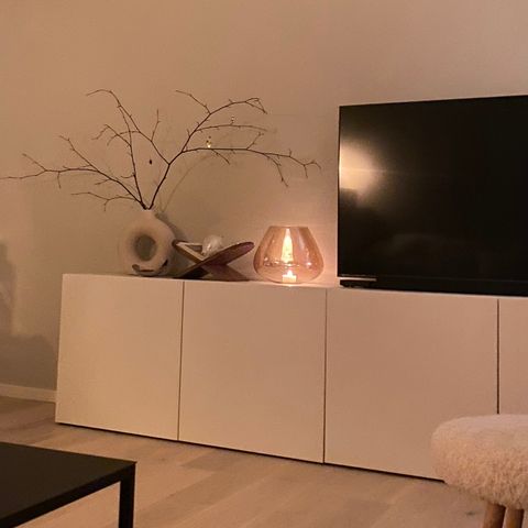 IKEA BESTÅ - Sjenk/ TV-møbel 2+3 moduler (lengde 120cm + 180cm)