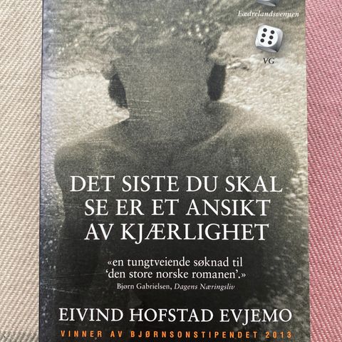 DET SISTE DU SKAL SE ER ET ANSIKT AV KJÆRLIGHET - Eivind Hofstad Evjemo. NY!