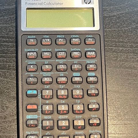 BI kalkulator - HP 10bII Plus Financial Calculator