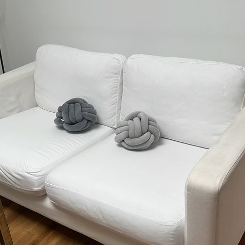 Hvit sofa