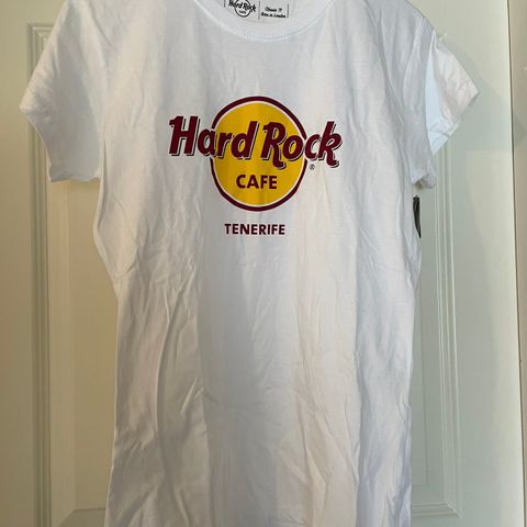 Hard Rock cafe Tenerife t-shirt med lappe på