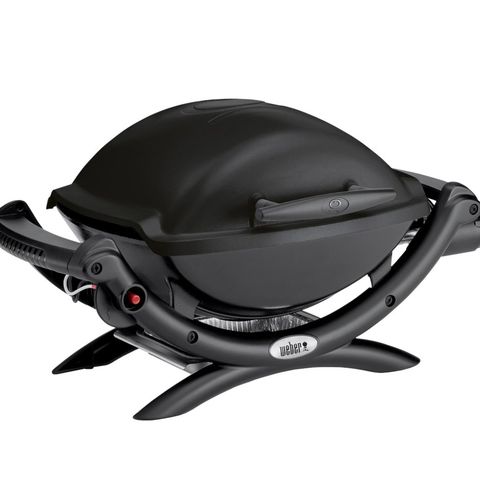 Weber Q1000 gassgrill med 5kg gasstank og bord