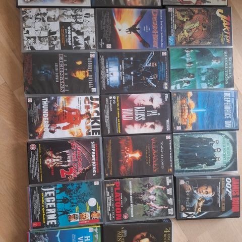 20 stk.filmer/ VHS selges samlet eller enkeltvis.