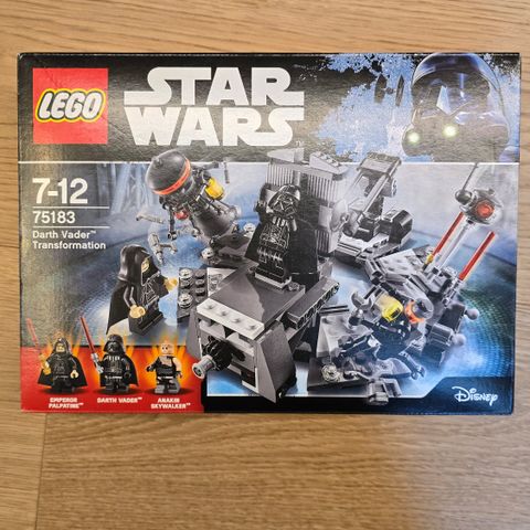 Star Wars LEGO 75183 Darth Vader Transformation uåpnet