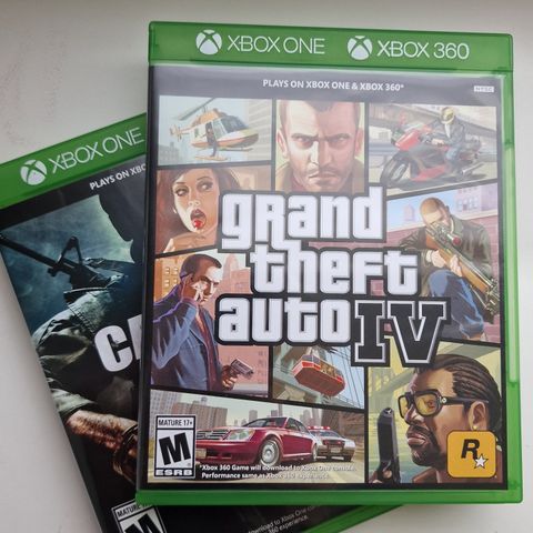 Call of Duty: Black ops og Grand Theft Auto IV til Xbox One/360