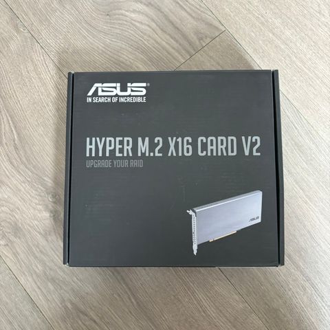 Asus Hyper M.2 X16 card v2