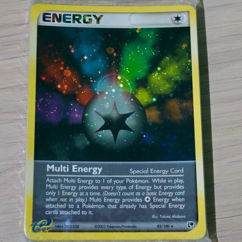 Multi Energy #93 Pokemon Sandstorm