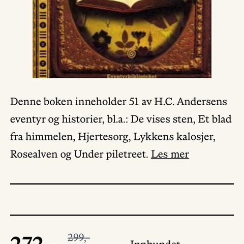 Andersen. Eventyr og historier