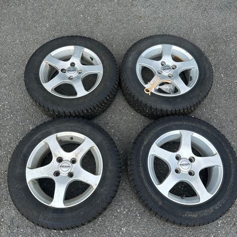 4 stk Mega Wheels, Suzuki Liana (piggdekk)