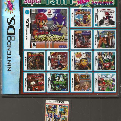 Nintendo DS   spilll   super 13 in 1 - 4617 Game  -