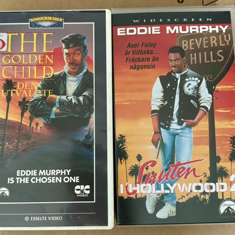 The Golden Child /Den utvalgte & Beverly Hills Cop II / Snuten i Hollywood 2 vhs