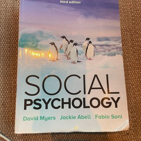 Social psychology, Third edition