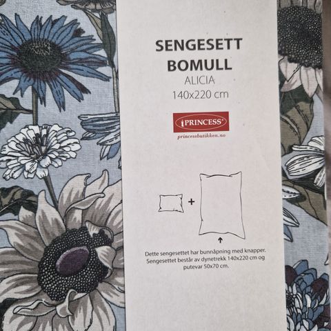 Helt ny uåpnet bomull sengesett