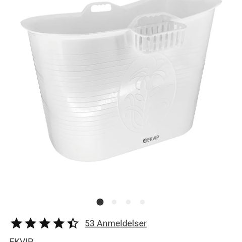 Badebalje til voksen fra Jula, 200l, aldri brukt.