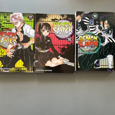 Demon slayer kimetsu no yaiba Manga 17 til 19