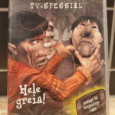 To trøtte typer  / Tv spesial - hele greia! Selges kr 250,-