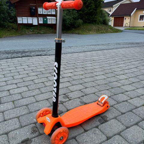 Scooter sparkesykkel, 3 hjul