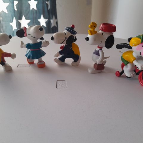 Snoopy leketøysfigurer fra 1980-tallet