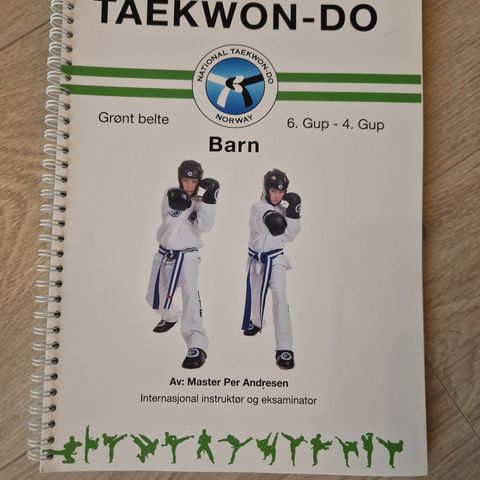 Taekwon-do hefte for grønt belte