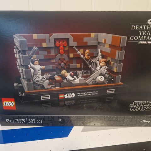 Uåpnet/ny lego star wars 75339 Death Star trash compactor