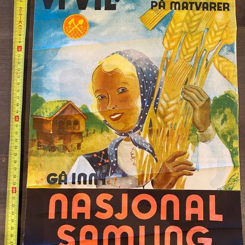 Nasjonal Samling’s Bondelaug plakat